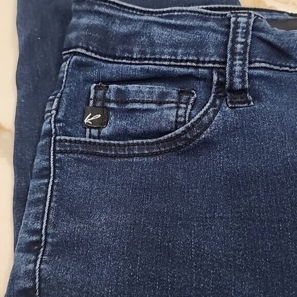 Kancan 1 Skinny Jeans mid-rise Dark Wash Denim Women's Juniors 24 1 - Picture 4 of 7
